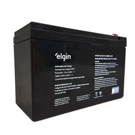 Bateria para Nobreak Elgin Selada de Chumbo 12V 7Ah VRLA-4